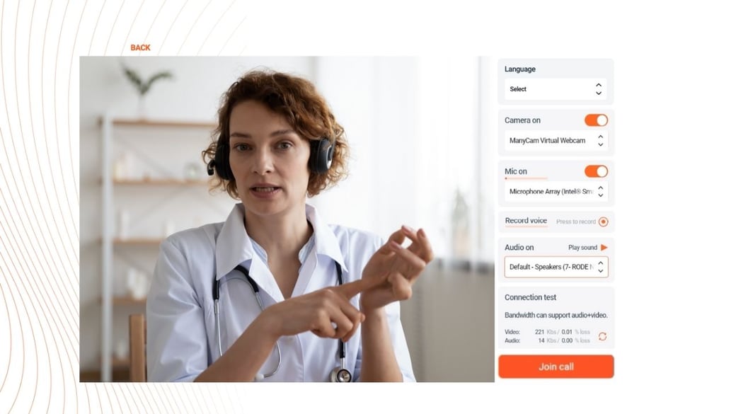 Updating the Interprefy pre-call testing functionality